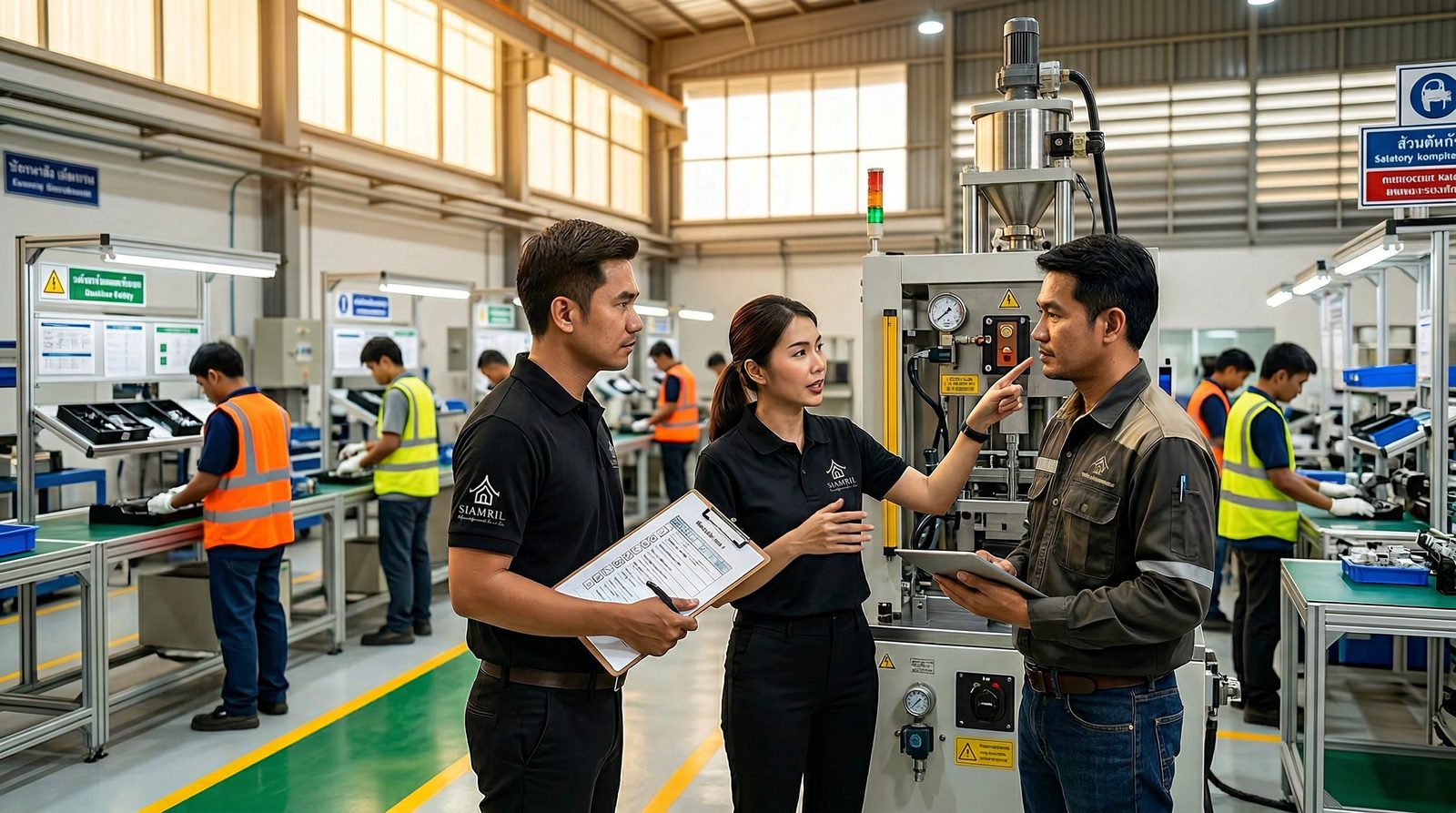 On-site factory audit during vendor qualification